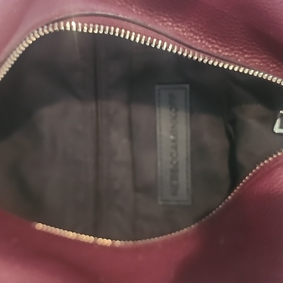 Rebecca Minkoff "Julian" Distressed Black Cherry Backpack Silver Tone Hardware - Picture 11 of 11